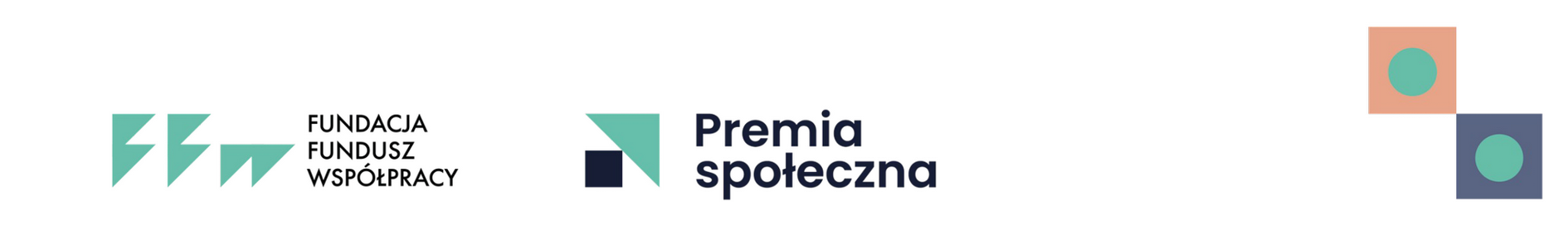 logo przedstawiające napisy: premia społeczna i funacja fundusz współpracy