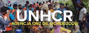 logo przedstawiające agencję UNHCR